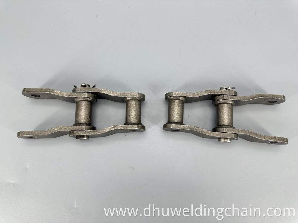 welded bent plate chain